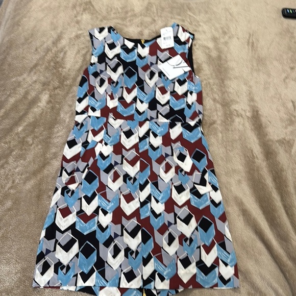 NWT Diane Von Furstenberg Carpreena Geometric Patterned Mini Dress - Picture 2 of 11